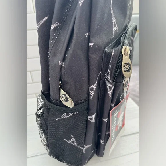 Betty Boop “ In Paris “ Backpack Perfect for Every Day Use Lightweight - Picture 7 of 9
